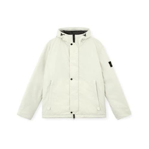 Stone Island Micro Twill PrimaLoft Jacka White, Herr