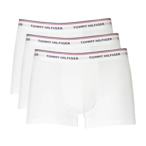 Tommy Hilfiger Vit Bomullsboxer med Logotyp White, Herr