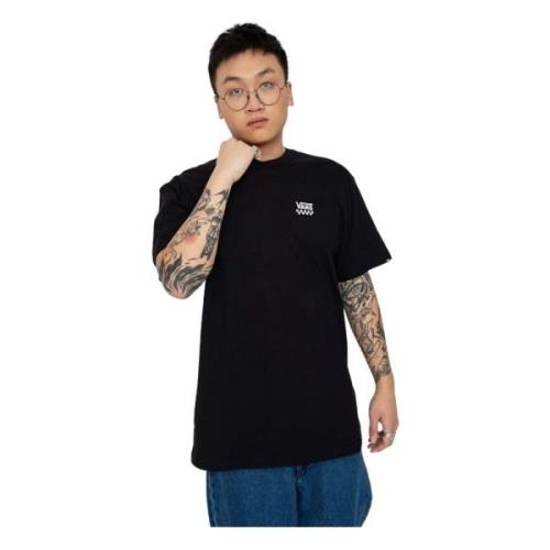 Vans Vänster Bröst Logo Ii Ss T-shirt Black, Herr