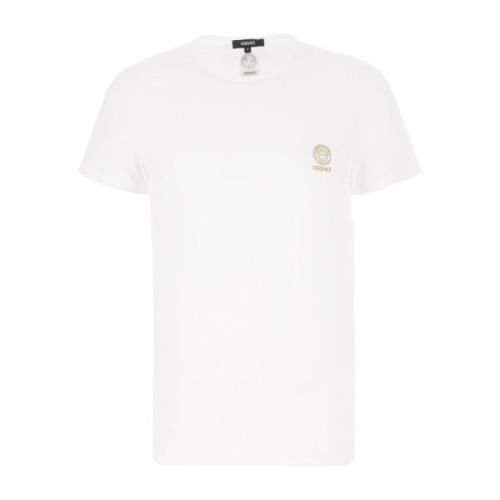 Versace Casual Bomull T-shirt White, Herr