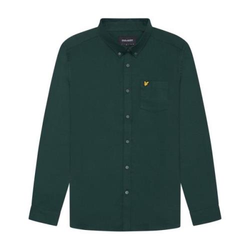 Lyle & Scott Flanellskjorta för Män Green, Herr