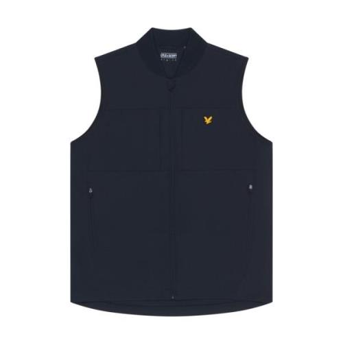 Lyle & Scott Tech Golf Gilet Jacka Blue, Herr