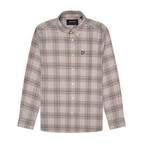 Lyle & Scott Rutig Flanellskjorta Multicolor, Herr