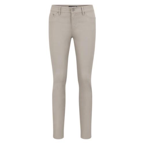 Drykorn Slim Fit Ankel Längd Jeans Beige, Dam