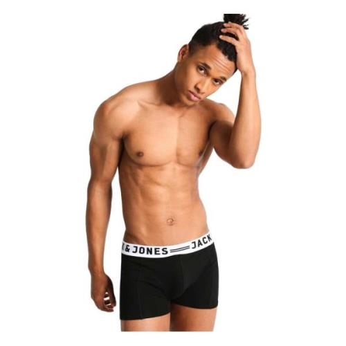 Jack & Jones 3 Pack Trunks Briefs paket Black, Herr