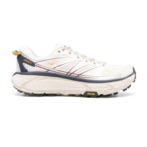 Hoka One One Snabba Trail Löparskor i Alabaster Beige, Herr