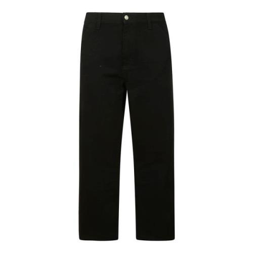 Carhartt Wip Straight Trousers Black, Herr