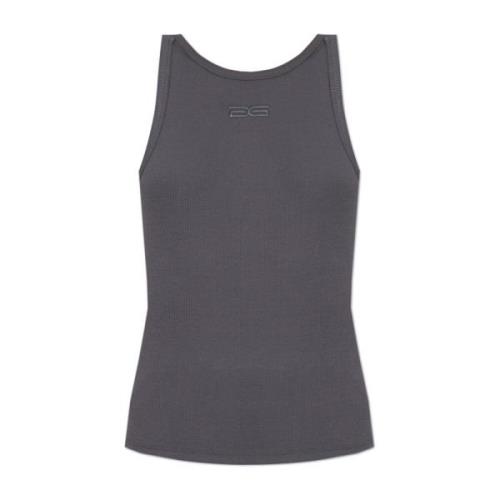 Gestuz Ribbed top Drewgz Gray, Dam