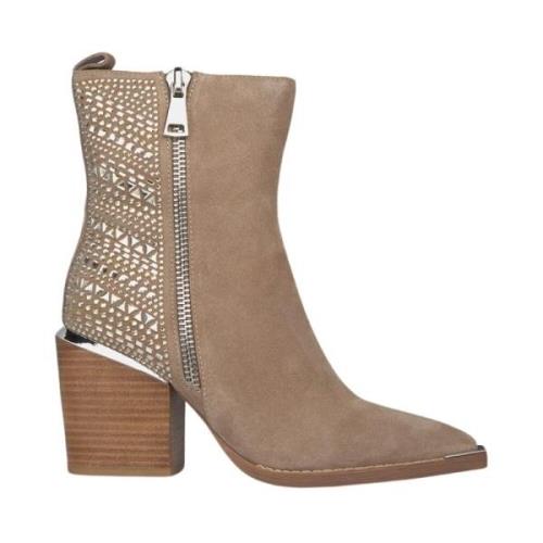 Alma EN Pena Glitter ankelboots Beige, Dam