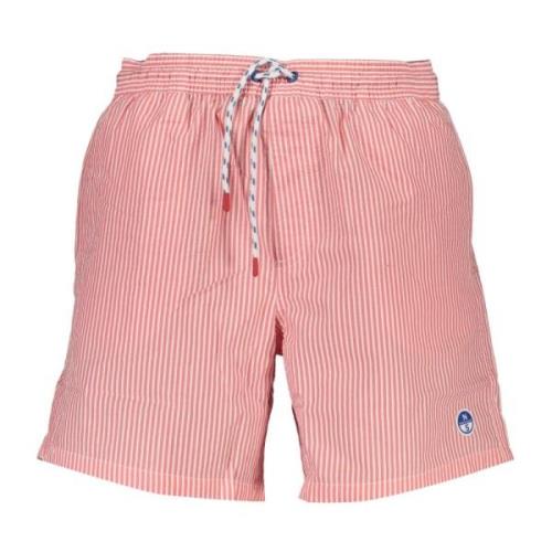 North Sails Randig Simboxershorts Rosa Pink, Herr