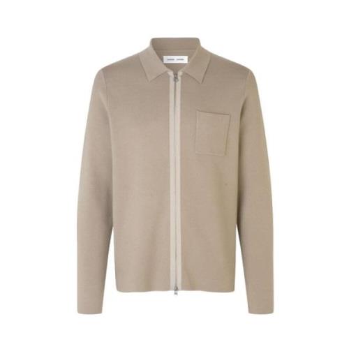 Samsøe Samsøe Stiliga Herr Cardigans Kollektion Beige, Herr