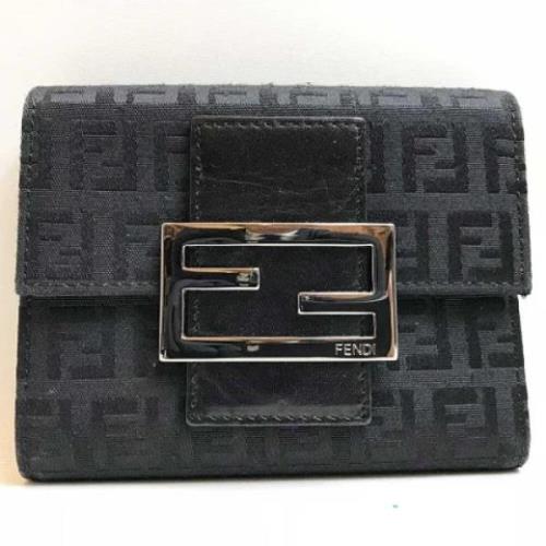 Fendi Vintage Pre-owned Canvas plnbcker Black, Dam