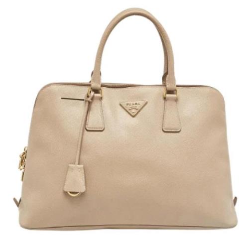 Prada Vintage Pre-owned Laeder prada-vskor Beige, Dam