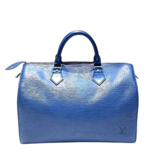 Louis Vuitton Vintage Pre-owned Laeder louis-vuitton-vskor Blue, Dam