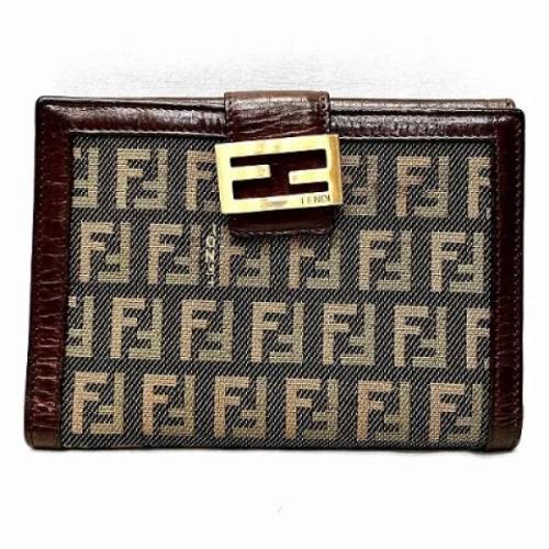 Fendi Vintage Pre-owned Canvas plnbcker Brown, Dam