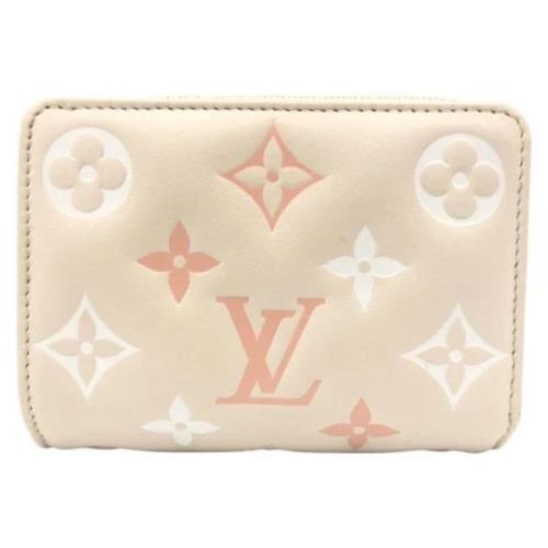 Louis Vuitton Vintage Pre-owned Laeder plnbcker Beige, Dam