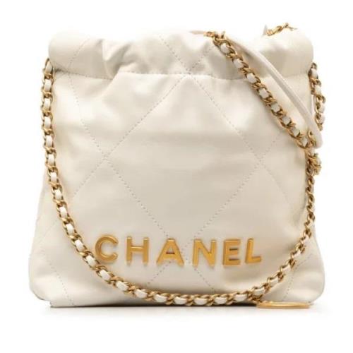 Chanel Vintage Pre-owned Laeder chanel-vskor White, Dam