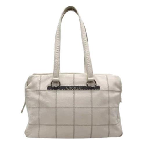 Chanel Vintage Pre-owned Laeder chanel-vskor White, Dam