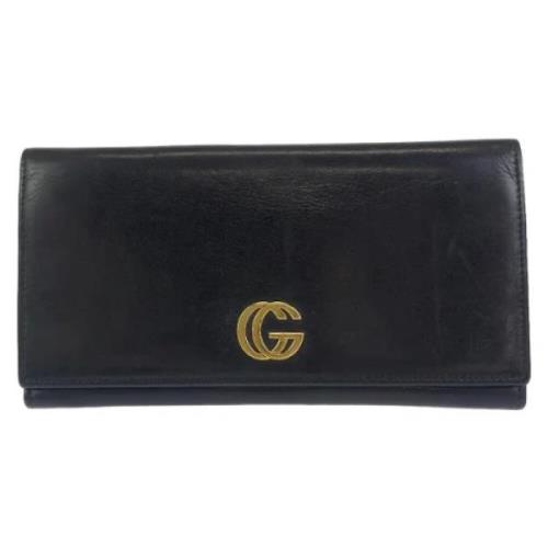 Gucci Vintage Pre-owned Laeder plnbcker Black, Dam