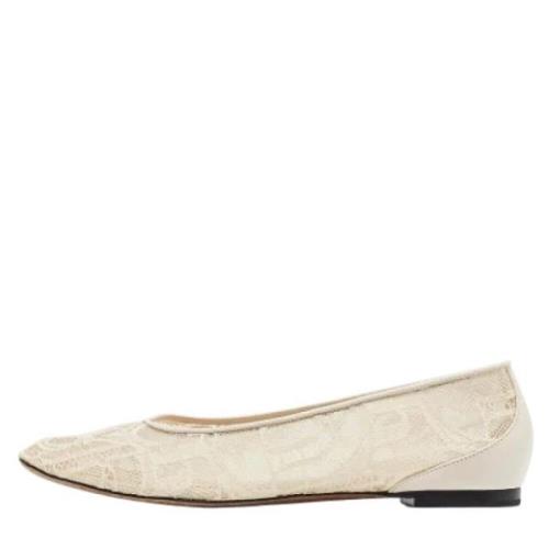 Chloé Pre-owned Pre-owned Spets lgskor Beige, Dam