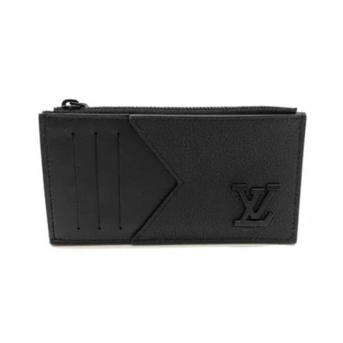 Louis Vuitton Vintage Pre-owned Laeder plnbcker Black, Herr