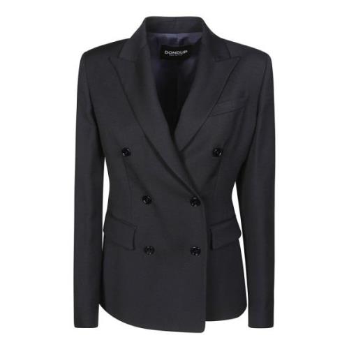 Dondup Dubbelknäppt Blazer Blue, Dam