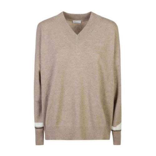 Brunello Cucinelli Brun Sweatshirt Aw24 Damkläder Brown, Dam