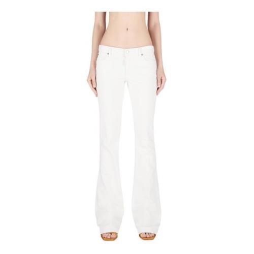 Dsquared2 Vita Byxor White, Dam