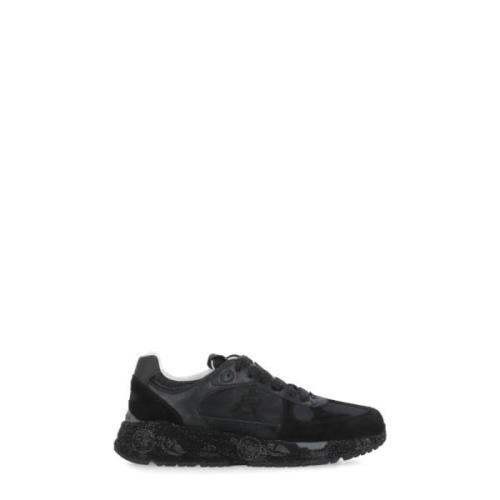 Premiata Svart Vit Läder Sneakers Kvinna Black, Dam