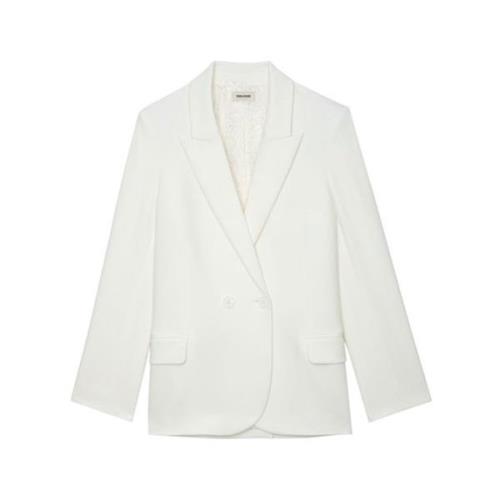 Zadig & Voltaire Stilfull Sako Mode White, Dam