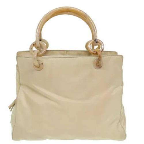 Prada Vintage Pre-owned Tyg prada-vskor Beige, Dam