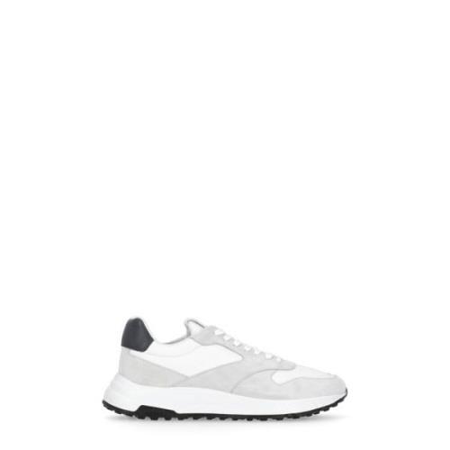 Hogan Vita Läder Sneakers Rund Tå White, Herr