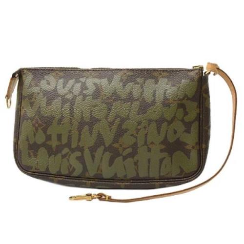 Louis Vuitton Vintage Pre-owned Canvas louis-vuitton-vskor Green, Dam