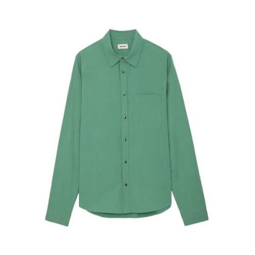 Zadig & Voltaire Casual Skjorta Green, Herr