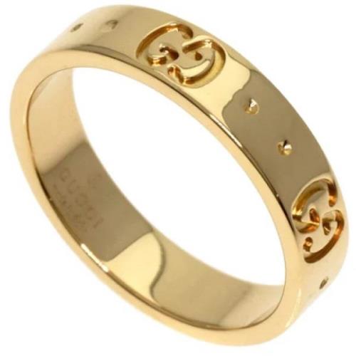 Gucci Vintage Pre-owned Guld ringar Yellow, Dam