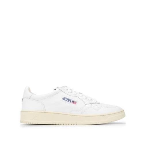 Autry Låg Topp Vita Sneakers White, Herr