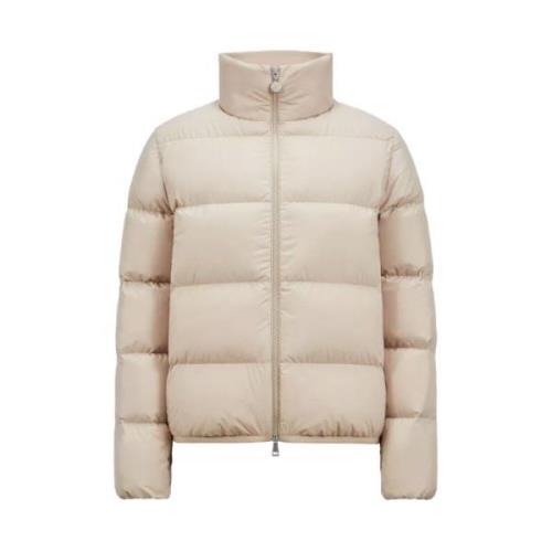 Moncler Kort Dun Pufferjacka Beige, Dam