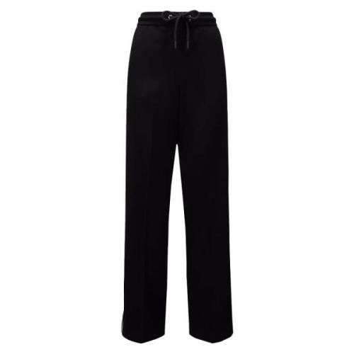 Moncler Satin Track Pants 90-talsstil Black, Dam