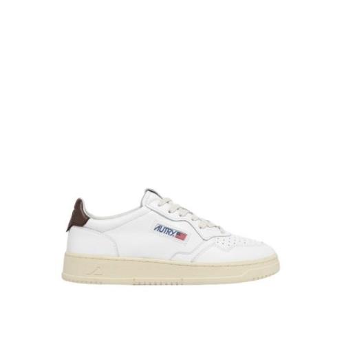 Autry Vintage Low-Top Vit Brun Sneakers White, Herr