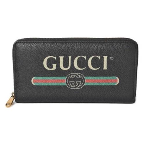 Gucci Vintage Pre-owned Laeder plnbcker Black, Dam