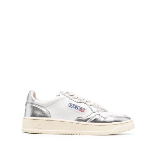 Autry Silver Lågtop Sneakers White, Dam