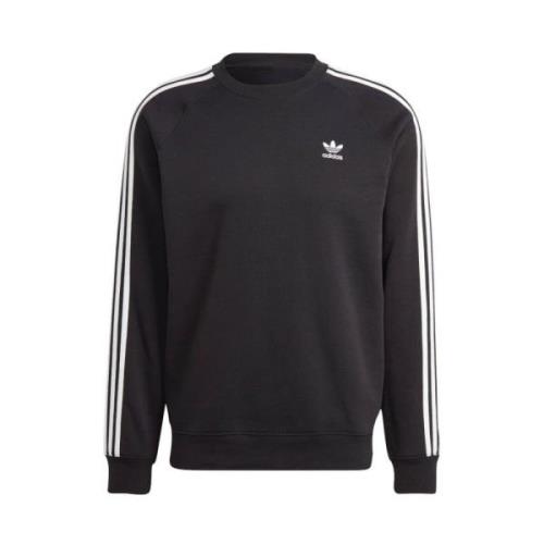 Adidas Klassiska 3-Stripes Crew Black, Herr