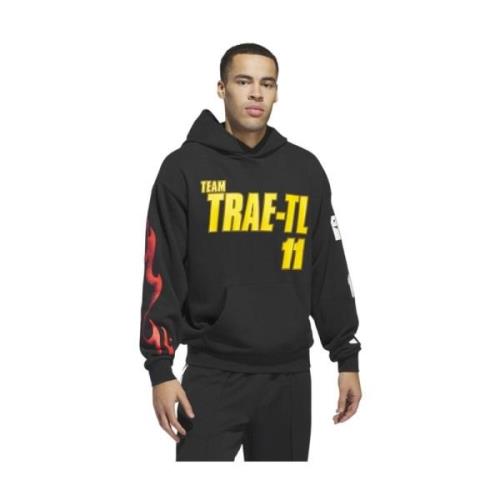 Adidas Svart Team Trae Hoody Black, Herr