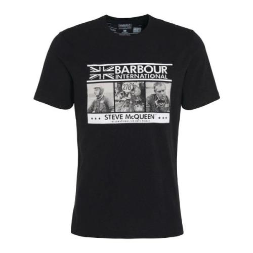 Barbour Strike T-Shirt Classic Black Black, Herr