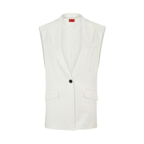 Hugo Boss Stilfull Sako Mode Tillbehör White, Dam