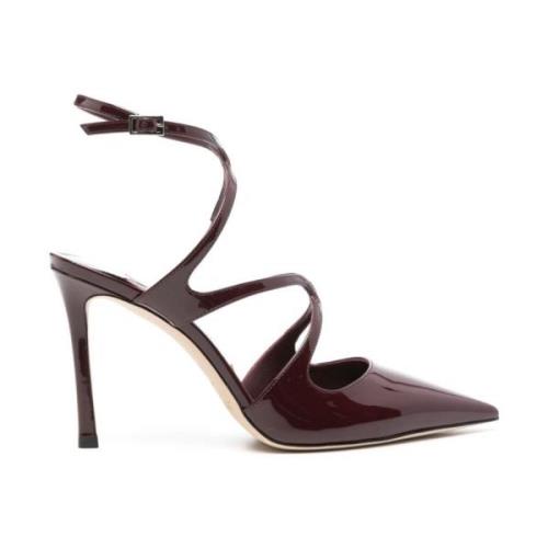 Jimmy Choo Burgundy Barfota Rem Sandal Red, Dam