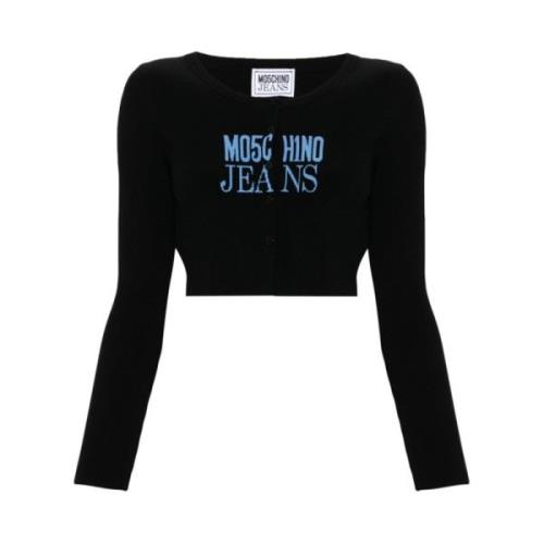 Moschino Stiliga Sweaters Kollektion Black, Dam