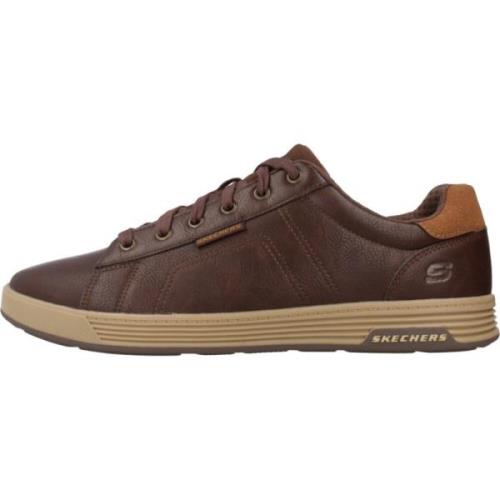 Skechers Snygga Sneakers för Män Brown, Herr