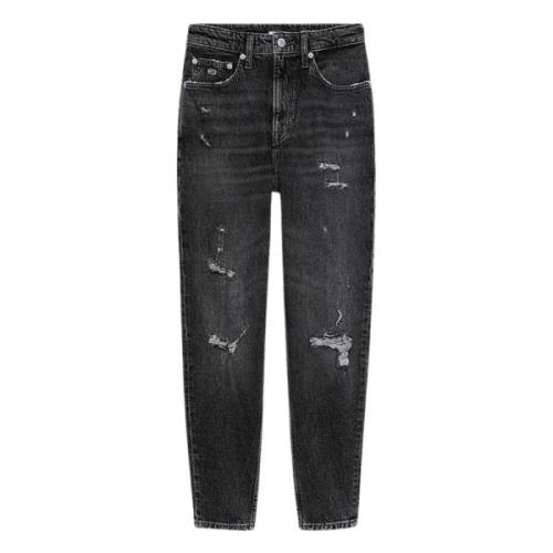 Tommy Hilfiger Svarta Jeans för Män Black, Dam