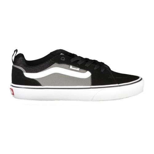 Vans Herr Sportig Svart Sneakers Broderad Logotyp Black, Herr